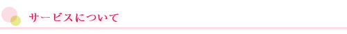 サービスについて